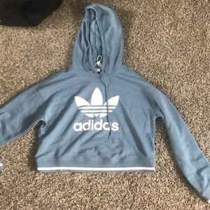 Adidas Size XS cropped hoodie